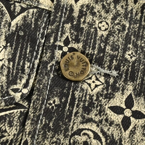 Louis Vuitton Vintage floral denim jacket
