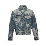 Louis Vuitton Mosaic checkerboard denim jacket