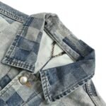 Louis Vuitton Mosaic checkerboard denim jacket