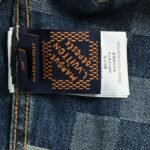 Louis Vuitton Mosaic checkerboard denim jacket