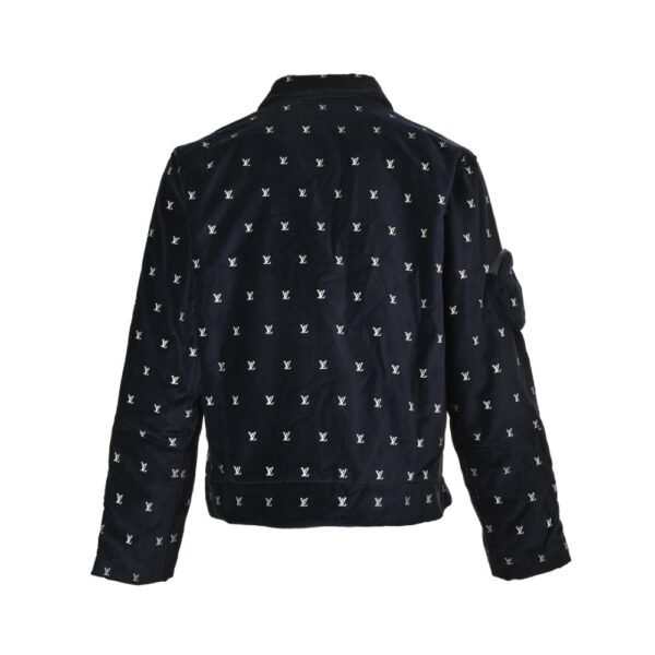 Louis Vuitton 23Fw all over print monogram velvet cotton jacket