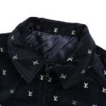 Louis Vuitton 23Fw all over print monogram velvet cotton jacket