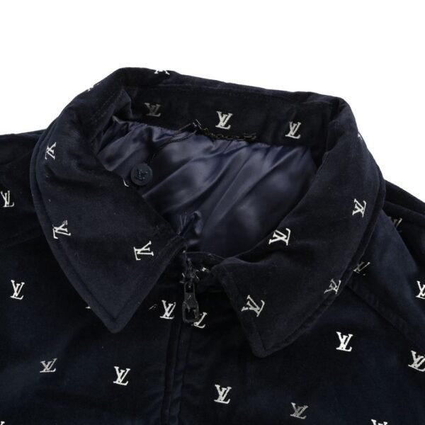 Louis Vuitton 23Fw all over print monogram velvet cotton jacket