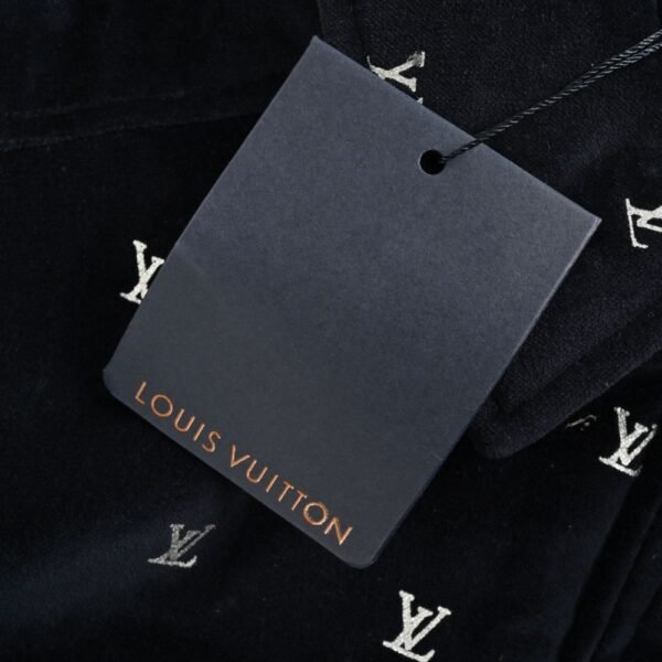 Louis Vuitton 23Fw all over print monogram velvet cotton jacket