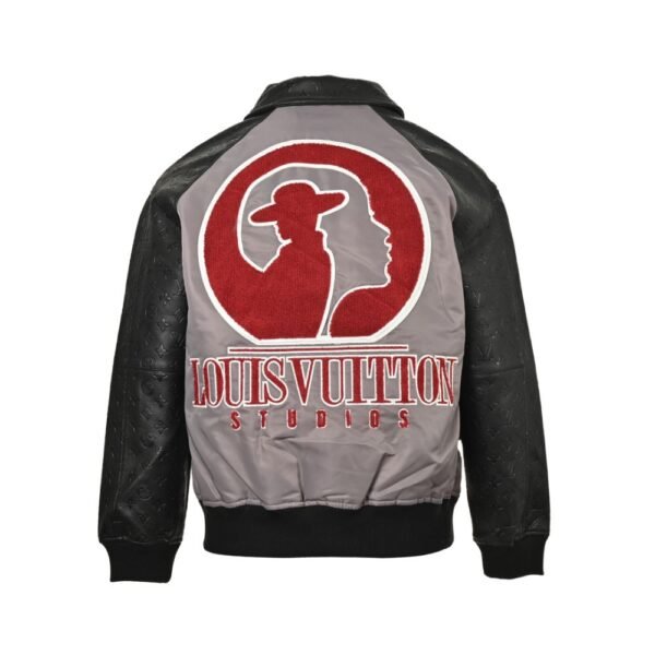 Louis Vuitton Baseball jacket with portrait embroidery