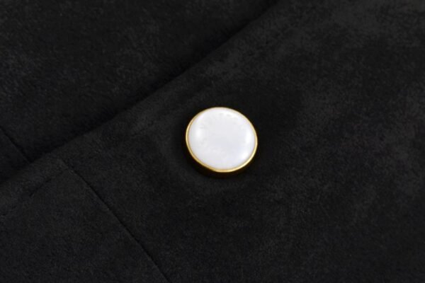 Louis Vuitton Crystal diamond embellished suede baseball jacket