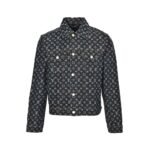 Louis Vuitton All-over jacquard pearl button denim jacket