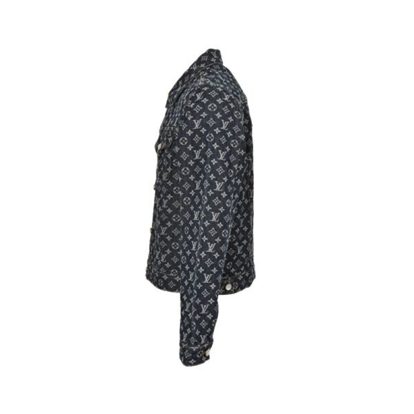 Louis Vuitton All-over jacquard pearl button denim jacket
