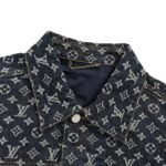 Louis Vuitton All-over jacquard pearl button denim jacket