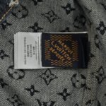Louis Vuitton All-over jacquard pearl button denim jacket