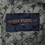 Louis Vuitton All-over jacquard pearl button denim jacket