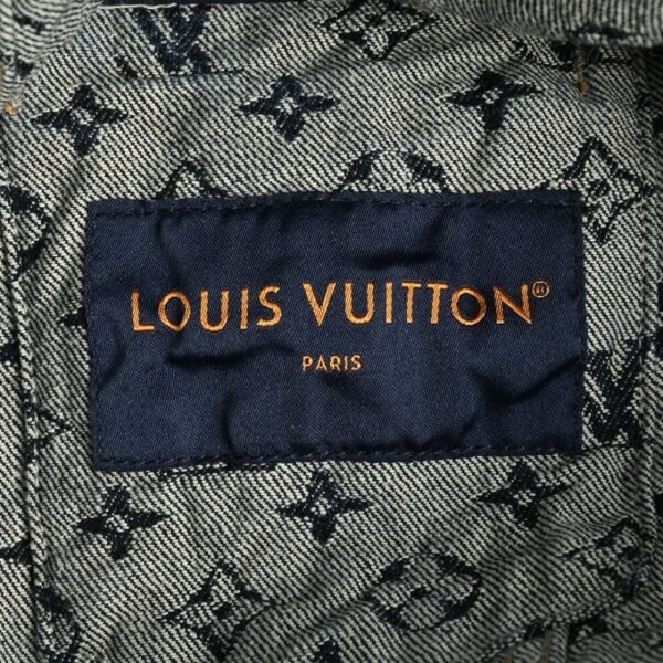 Louis Vuitton All-over jacquard pearl button denim jacket