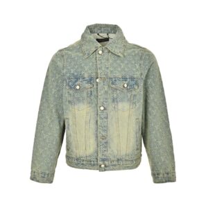 Louis Vuitton Denim jacket with monogram print