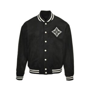 Louis Vuitton Suede baseball jacket