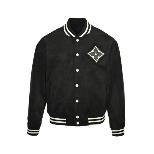 Louis Vuitton Suede baseball jacket