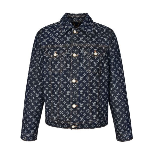 Louis Vuitton All over print jacquard denim jacket