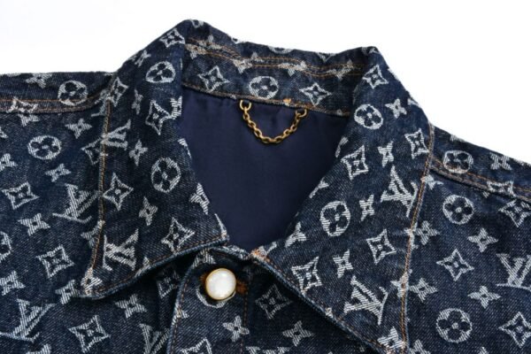 Louis Vuitton All over print jacquard denim jacket
