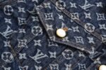 Louis Vuitton All over print jacquard denim jacket