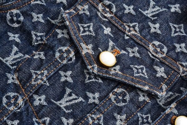 Louis Vuitton All over print jacquard denim jacket