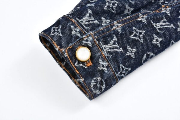 Louis Vuitton All over print jacquard denim jacket