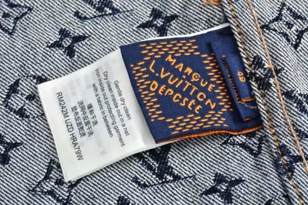 Louis Vuitton All over print jacquard denim jacket