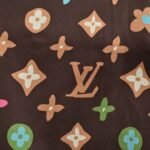 Louis Vuitton Embroidered stitching suede bomber jacket