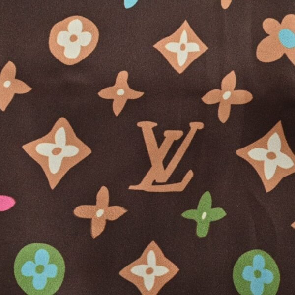 Louis Vuitton Embroidered stitching suede bomber jacket
