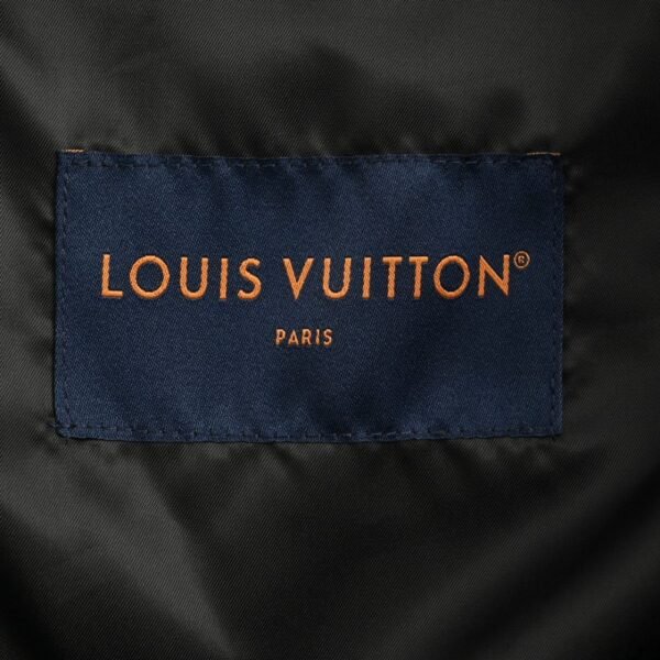Louis Vuitton Embroidered lettering baseball jacket