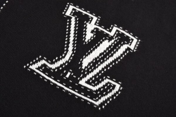 Louis Vuitton Intarsia Knit Zip-Up Hooded Jacket