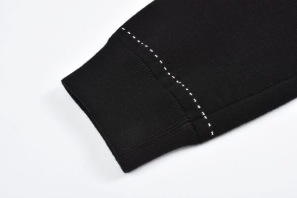 Louis Vuitton Intarsia Knit Zip-Up Hooded Jacket