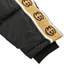 Gucci  20Fw Double G Jacquard Webbing Reflective Down Jacket