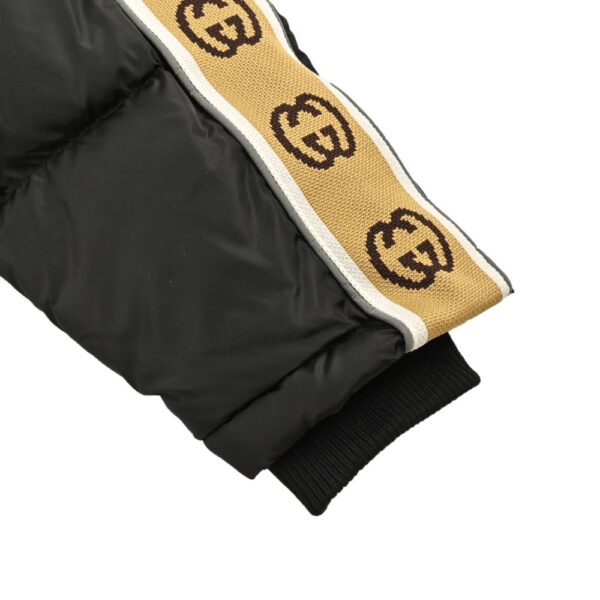 Gucci  20Fw Double G Jacquard Webbing Reflective Down Jacket