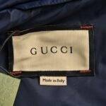 Gucci 22Fw Hooded down vest in jacquard canvas with obscure G
