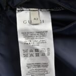 Gucci 22Fw Hooded down vest in jacquard canvas with obscure G