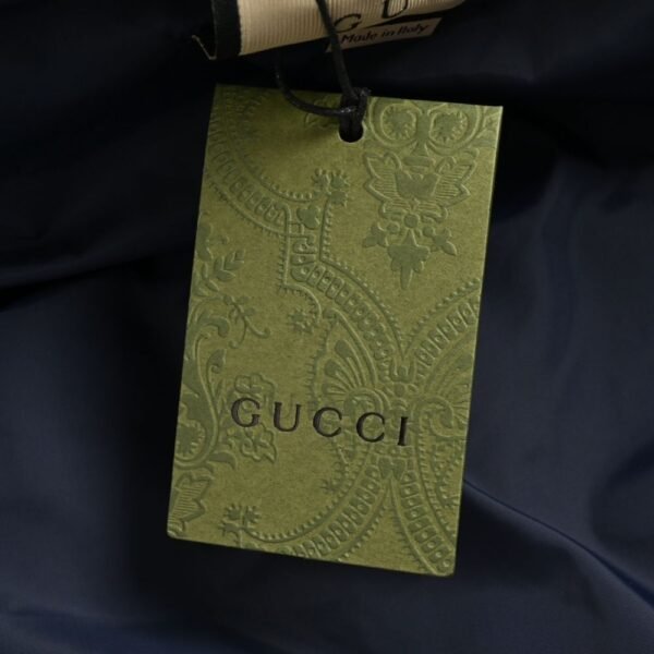 Gucci 22Fw Hooded down vest in jacquard canvas with obscure G