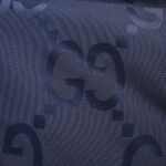 Gucci 22Fw Hooded down vest in jacquard canvas with obscure G