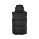 Gucci 22Fw Hooded down vest in jacquard canvas with obscure G