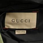 Gucci 22Fw Hooded down vest in jacquard canvas with obscure G