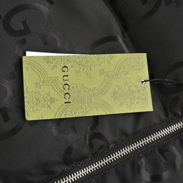 Gucci 22Fw Hooded down vest in jacquard canvas with obscure G
