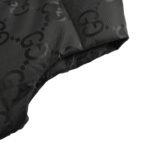 Gucci 22Fw Hooded down vest in jacquard canvas with obscure G