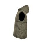 Gucci 22Fw Hooded down vest in jacquard canvas with obscure G