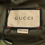 Gucci 22Fw Hooded down vest in jacquard canvas with obscure G