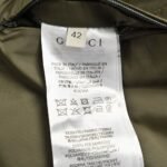 Gucci 22Fw Hooded down vest in jacquard canvas with obscure G