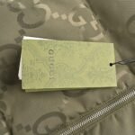 Gucci 22Fw Hooded down vest in jacquard canvas with obscure G