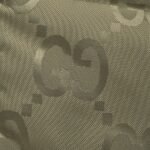 Gucci 22Fw Hooded down vest in jacquard canvas with obscure G