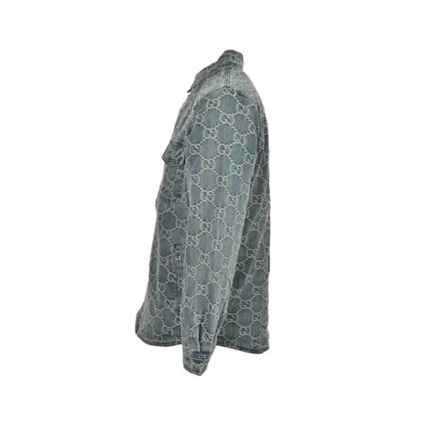 Gucci  24Fw Double G jacquard quilted denim jacket