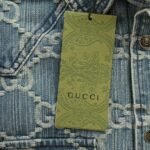 Gucci  24Fw Double G jacquard quilted denim jacket