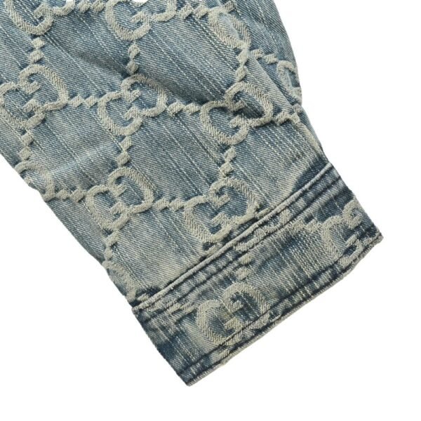 Gucci  24Fw Double G jacquard quilted denim jacket