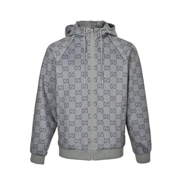 Gucci 24Fw all over print hooded jacket