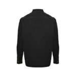 Gucci  24Fw embroidered washed denim shirt jacket Black